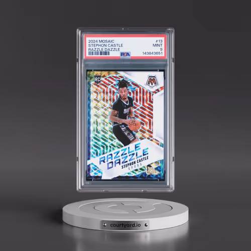 2024 Panini Mosaic Razzle Dazzle #13 Stephon Castle (PSA 9 MINT)