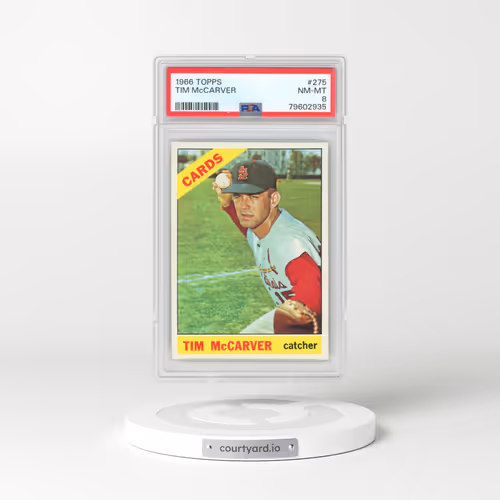 1966 Topps #275 Tim McCarver (PSA 8 NM-MT)