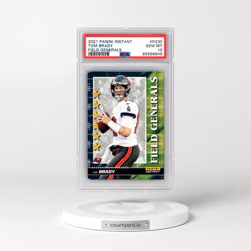 2021 Panini Instant Field Generals #FG30 Tom Brady (PSA 10 GEM MINT)