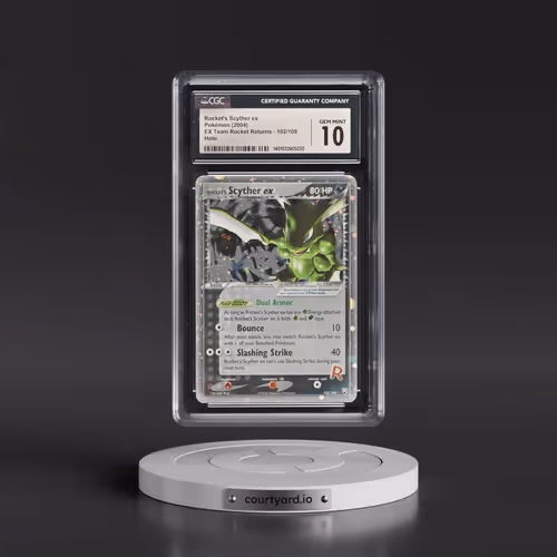 2004 EX Team Rocket Returns #102/109 Rocket's Scyther ex - Holo (CGC 10 GEM MINT)