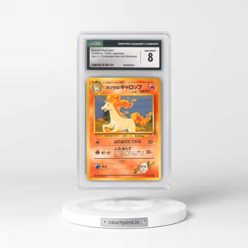 1999 Gym 2: Challenge from the Darkness #78 Blaine's Rapidash (CGC 8 NM-MT)