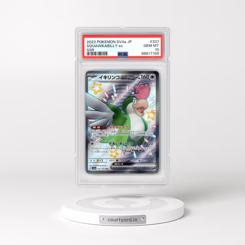 2023 Pokémon Sv4a-Shiny Treasure EX #337 Squawkabilly EX - Holo Ssr (PSA 10 GEM MINT)