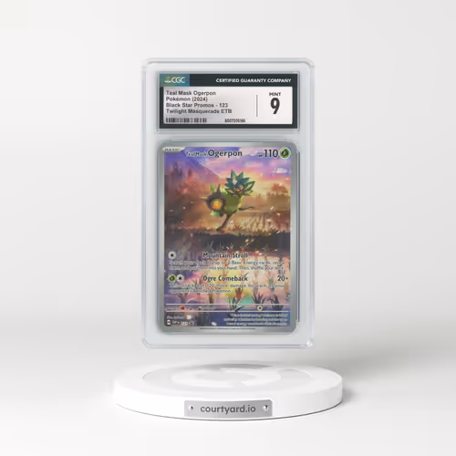 2023 Black Star Promos - Scarlet & Violet SVP EN #123 Teal Mask Ogerpon - Twilight Masquerade ETB (CGC 9 MINT)