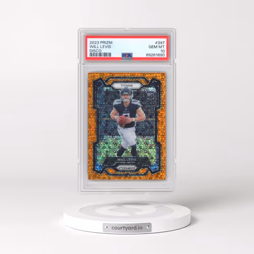 2023 Panini Prizm #397 Will Levis - Disco Prizm (PSA 10 GEM MINT)