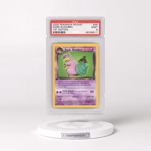 2000 Pokémon Rocket #29 Dark Slowbro - 1st Edition (PSA 9 MINT)