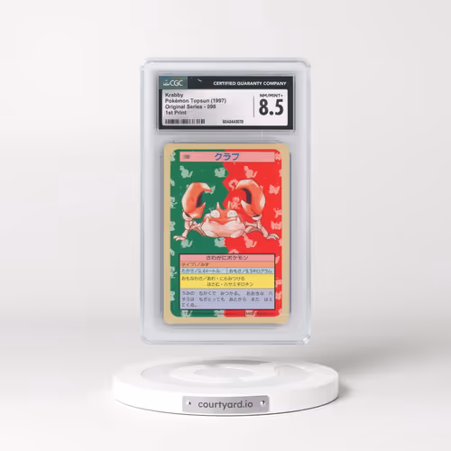 1997 (Only One Pokémon) Original Series #098 Krabby - (Blue Back) 1st Print (CGC 8.5 NM-MT+)