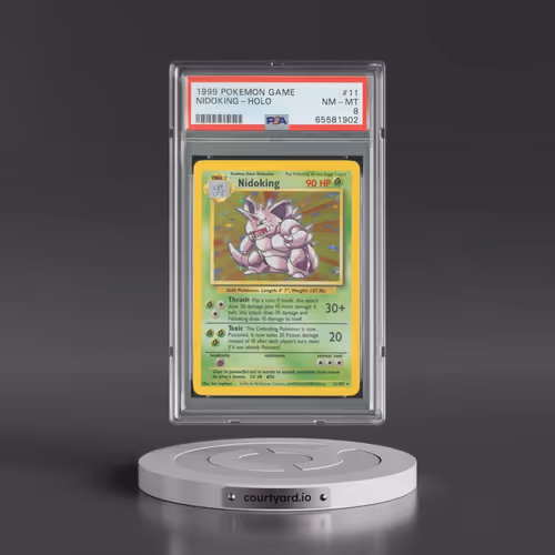 1999 Pokémon Game #11 Nidoking - Holo (PSA 8 NM-MT)