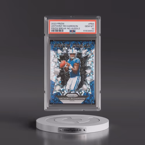 2023 Panini Prizm Prizm Break #PB4 Anthony Richardson - No Huddle (PSA 10 GEM MINT)