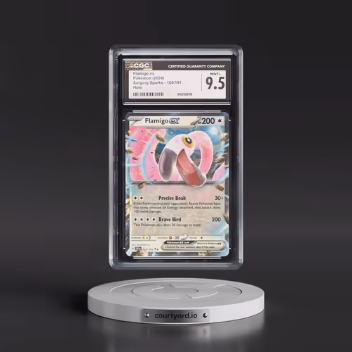 2024 Surging Sparks - SSP EN #160/191 Flamigo ex - Holo (CGC 9.5 MINT+)