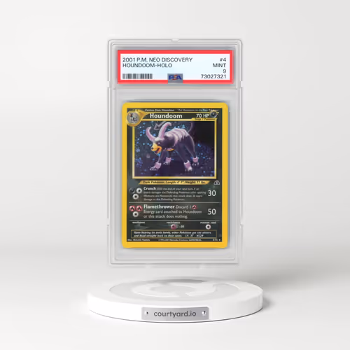 2001 Pokémon Neo Discovery #4 Houndoom - Holo (PSA 9 MINT)