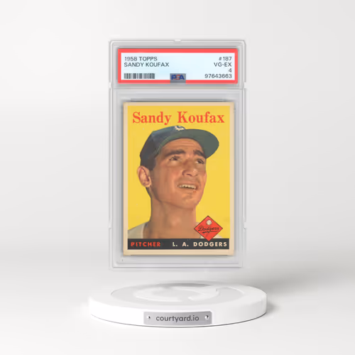 1958 Topps #187 Sandy Koufax (PSA 4 VG-EX)