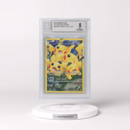 2016 Generations #RC29 Pikachu - Radiant Collection Holo (BGS 8 NM-MT)