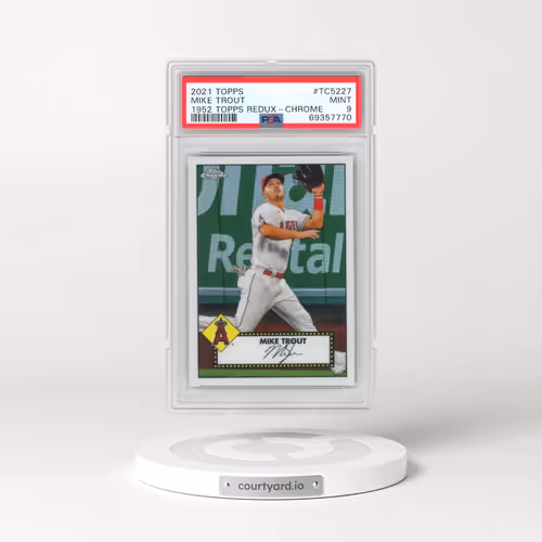 2021 Topps 1952 Topps Redux #TC5227 Mike Trout - Chrome (PSA 9 MINT)