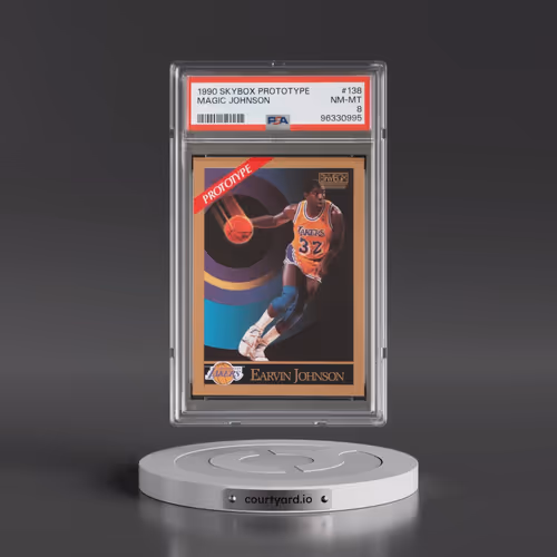 1990 Skybox Prototype #138 Magic Johnson (PSA 8 NM-MT)