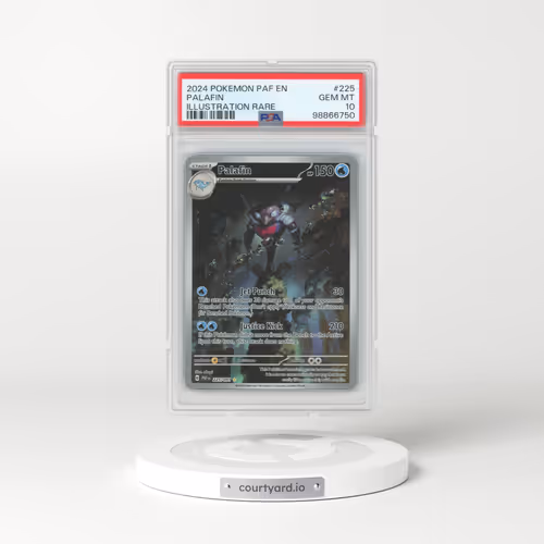 2024 Pokémon Paf EN-Paldean Fates #225 Palafin - Illustration Rare (PSA 10 GEM MINT)