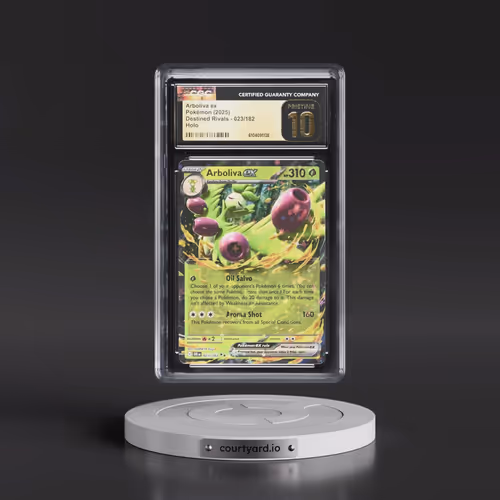 2025 Destined Rivals - DRI EN #023/182 Arboliva ex - Holo (CGC 10 PRISTINE)
