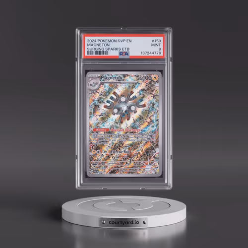 2024 Pokémon Svp EN-SV Black Star Promo #159 Magneton - Surging Sparks Elite Trainer Box (PSA 9 MINT