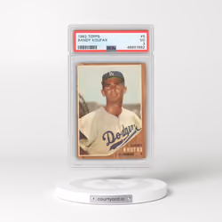 1962 Topps #5 Sandy Koufax (PSA 3 VG)