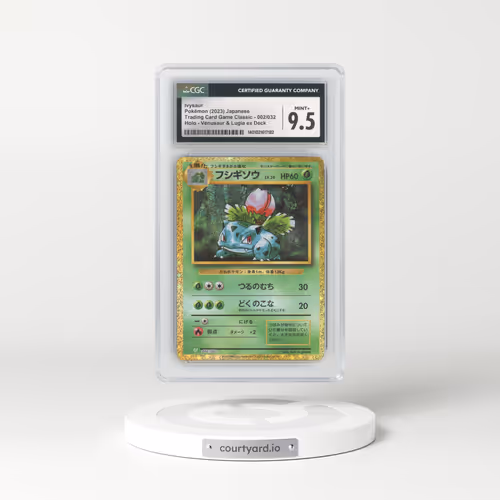 2023 Trading Card Game Classic - CLF, CLL, CLK #002/032 Ivysaur - Holo Venusaur & Lugia ex Deck - CLF (CGC 9.5 MINT+)
