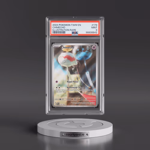 2024 Pokémon Twm EN-Twilight Masquerade #179 Chimecho - Illustration Rare (PSA 9 MINT)