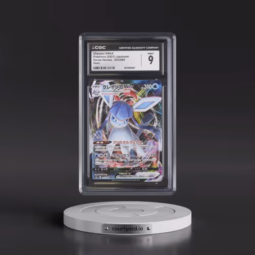 2021 Eevee Heroes #025/069 Glaceon VMAX - Holo (CGC 9 MINT)