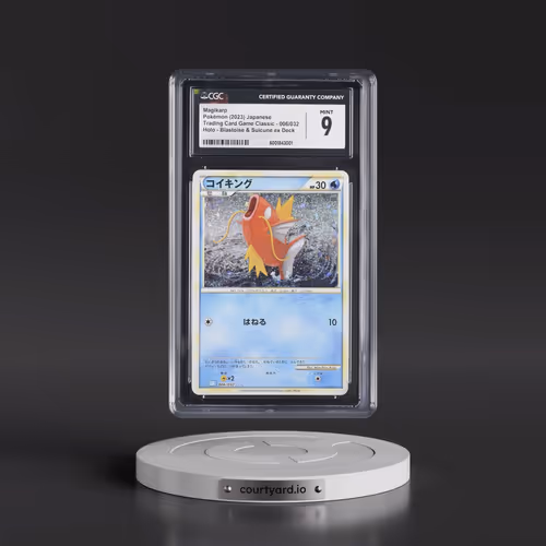 2023 Pokémon Clk-Trading Card Game Classic Blastoise & Suicune EX Deck #006 Magikarp (CGC 9 MINT)