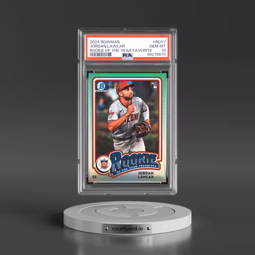 2024 Bowman Rookie of the Year Favorites #ROY7 Jordan Lawlar (PSA 10 GEM MINT)
