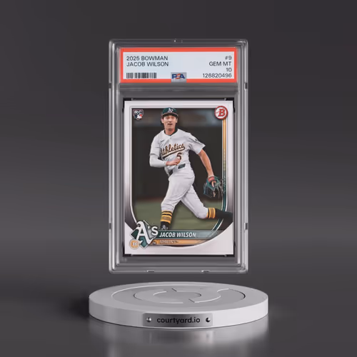 2025 Bowman #9 Jacob Wilson (PSA 10 GEM MINT)