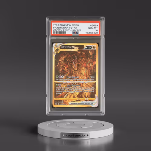 2023 Pokémon Sword and Shield Crown Zenith #GG69 Giratina Vstar - Full Art Secret (PSA 10 GEM MINT)