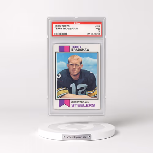 1973 Topps #15 Terry Bradshaw (PSA 3 VG)
