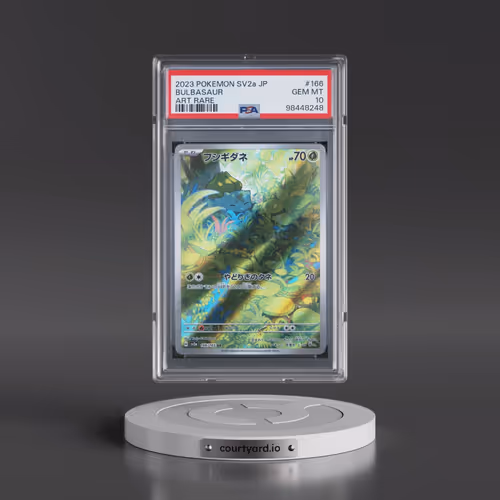2023 Pokémon Sv2a-Pokemon 151 #166 Bulbasaur - Art Rare (PSA 10 GEM MINT)
