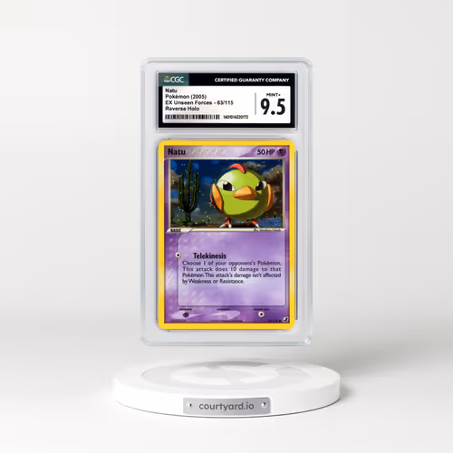 2005 EX Unseen Forces #63 Natu - Holo (CGC 9.5 MINT+)