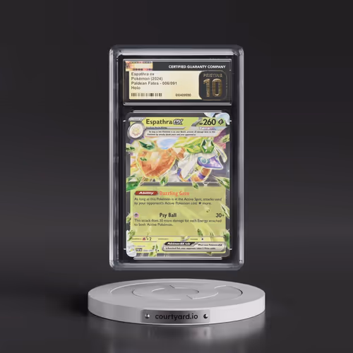 2024 Pokémon Paf EN-Paldean Fates #006 Espathra EX - Holo (CGC 10 PRISTINE)