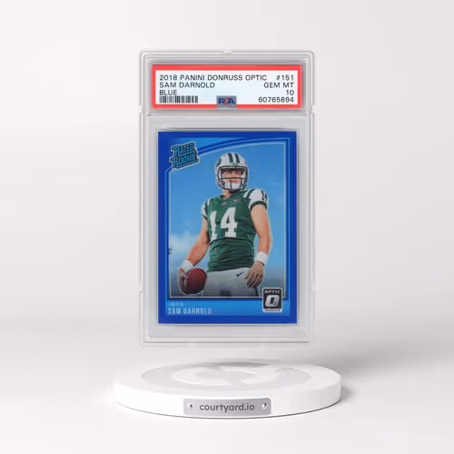 2018 Panini Donruss Optic #151 Sam Darnold - Blue (PSA 10 GEM MINT)