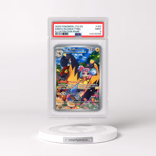 2025 Pokémon Jtg EN-Journey Together #163 Iono's Kilowattrel - Illustration Rare (PSA 9 MINT)
