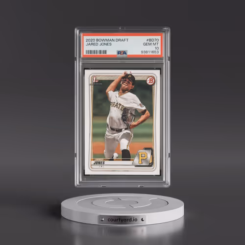 2020 Bowman Draft #BD70 Jared Jones (PSA 10 GEM MINT)