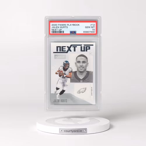 2020 Panini Playbook Next Up #12 Jalen Hurts (PSA 10 GEM MINT)