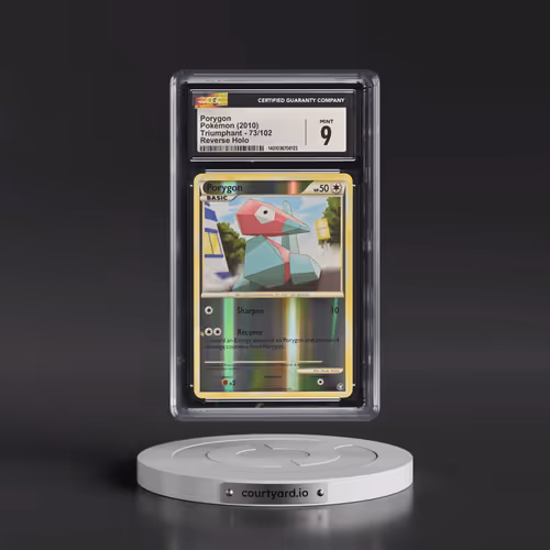 2010 Triumphant #73/102 Porygon - Reverse Holo (CGC 9 MINT)