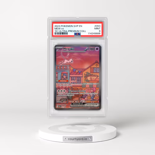 2023 Pokémon Svp EN-SV Black Star Promo #053 Mew EX - Holo 151 Ultra-Premium Collection (PSA 9 MINT)