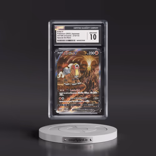 2022 VSTAR Universe #213/172 Entei V - Special Art Rare Holo (CGC 10 GEM MINT)
