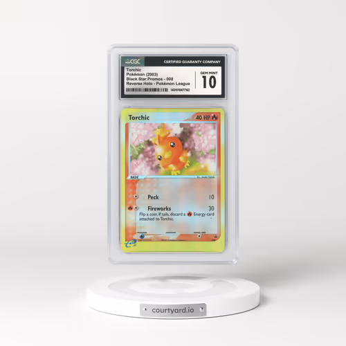 2003 Black Star Promos #8 Torchic - Holo (CGC 10 GEM MINT)