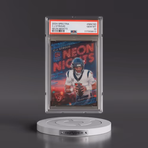 2024 Panini Spectra Neon Nights #NNCSD CJ Stroud (PSA 10 GEM MINT)
