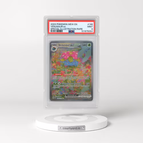 2023 Pokémon Mew EN-151 #198 Venusaur EX - Holo Special Illustration Rare (PSA 9 MINT)
