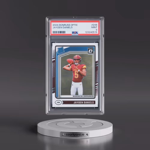 2024 Panini Donruss Optic #248 Jayden Daniels (PSA 9 MINT)