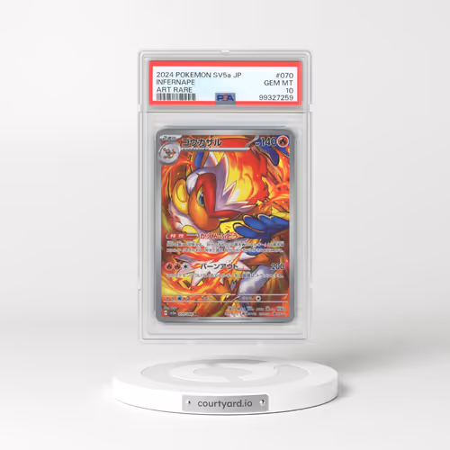 2024 Pokémon Sv5a-Crimson Haze #070 Infernape - Art Rare (PSA 10 GEM MINT)