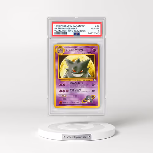 1999 Pokémon Yamabuki City Gym Deck #94 Sabrina's Gengar (PSA 8 NM-MT)