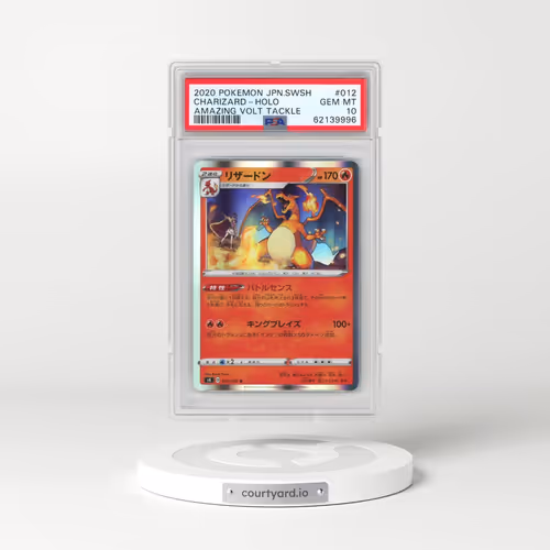 2020 Pokémon Sword & Shield Amazing Volt Tackle #012 Charizard - Holo (PSA 10 GEM MINT)