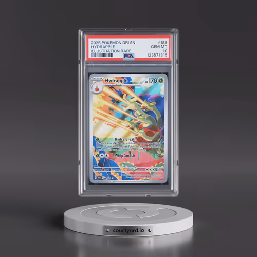 2025 Pokémon Dri EN-Destined Rivals #188 Hydrapple - Illustration Rare (PSA 10 GEM MINT)