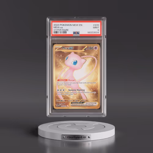 2023 Pokémon Mew EN-151 #205 Mew EX - Holo Hyper Rare (PSA 9 MINT)