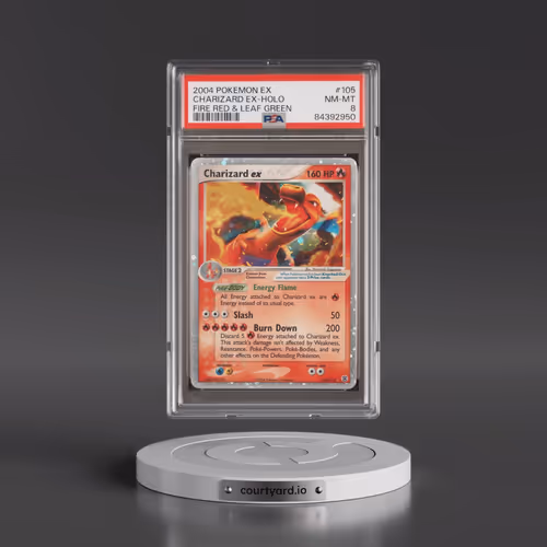 2004 Pokémon EX Fire Red & Leaf Green #105 Charizard EX - Holo Holo (PSA 8 NM-MT)